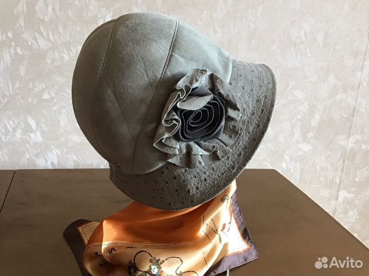 Шляпа жен. Замша. утепленная