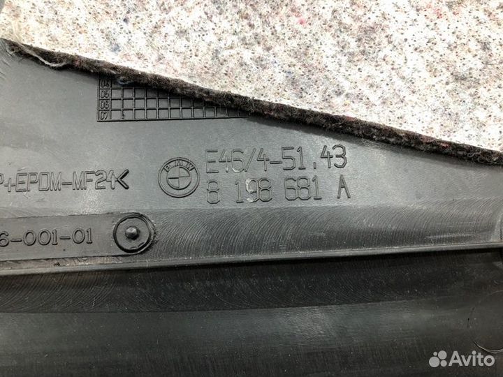 Обшивка салона левая Bmw 330I E46 M54B30 2004