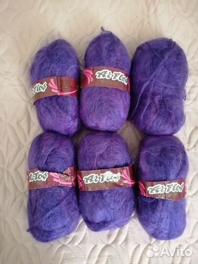 Пряжа мохер