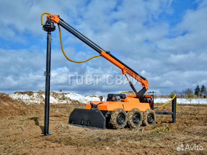 Монтаж винтовых свай с гарантией