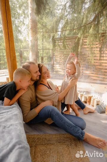 Фотосессия в прозрачном отеле под открытым небом