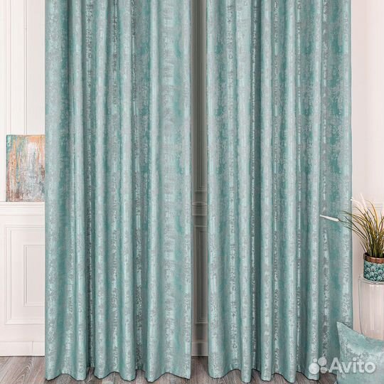 Шторы мрамор зарина бирюза готовые и на заказ