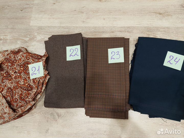 Ситец, шерсть, ткань винтаж СССР