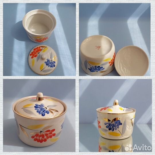 Сахарница/молочник фарфор Полонне, Барановка, 60 е