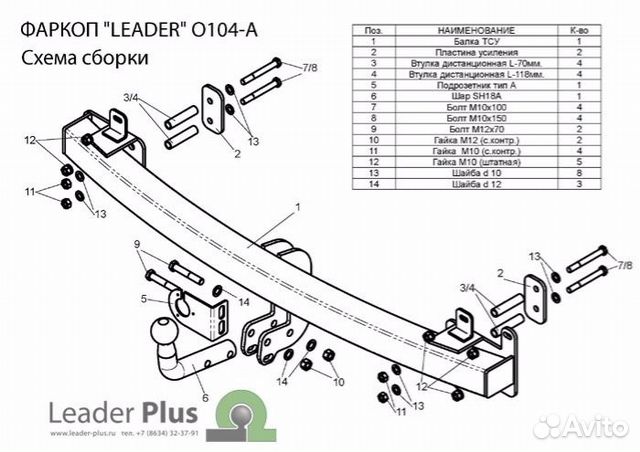 Фаркоп для opel zafira