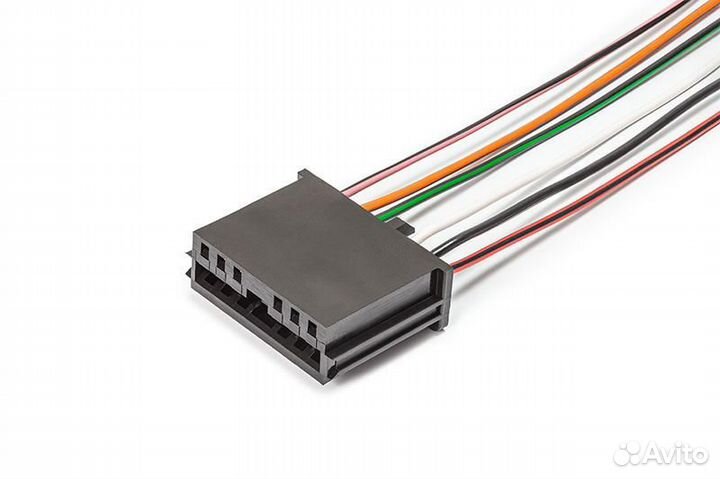 Разъем 2105372434186 (6pin) 6 контактов к заднему фонарю (с разноцветными проводами и массой) для la