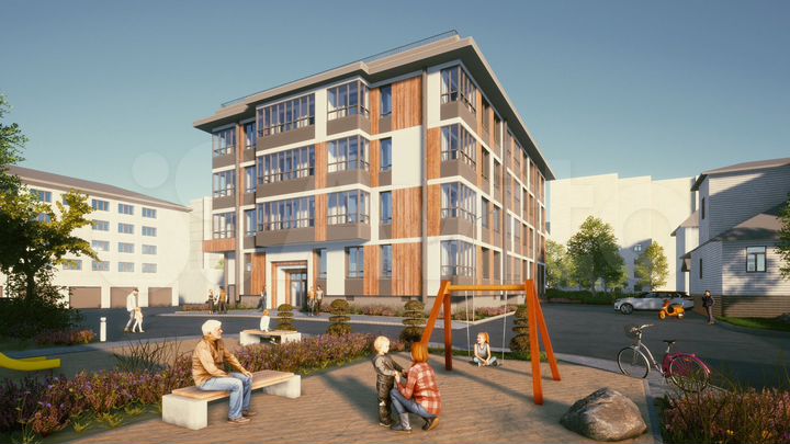 3-к. квартира, 57,1 м², 2/4 эт.