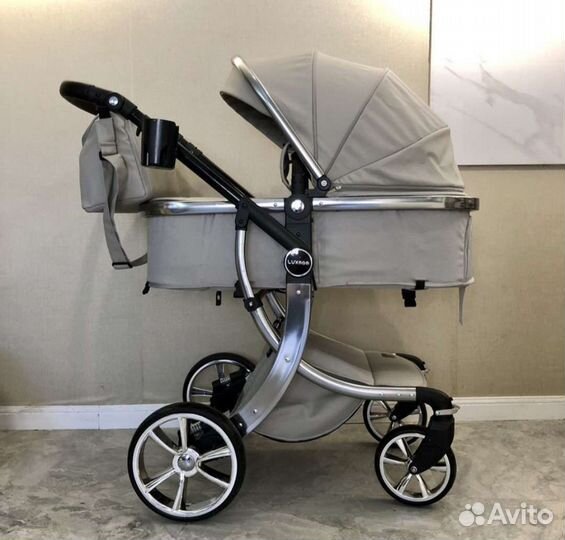 Коляска Новая 3 в 1 Dalux 608 (эко-кожа)