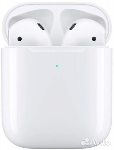 Оригинал Apple Airpods 2 с беспр. футляром
