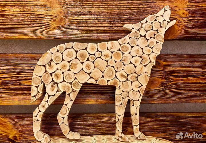 Панно из можжевельника