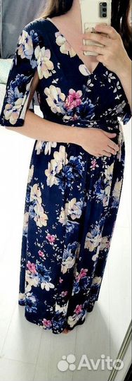 Красивое фирменное платье в пол Bodyflirt