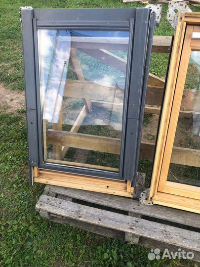 Мансардные деревянные окна бу