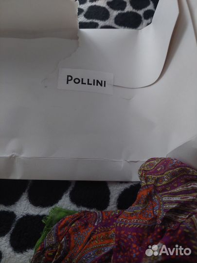 Платок палантин шарф шаль pollini Италия 160* 130