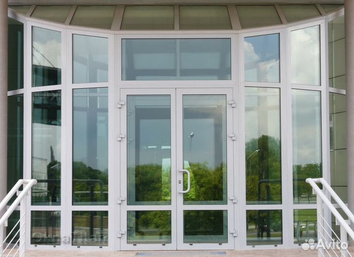 Алюминиевые двери