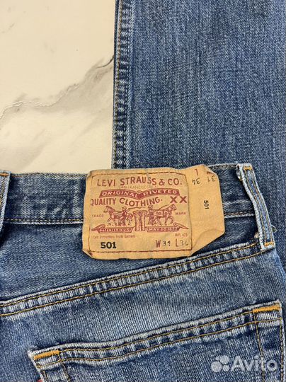 Джинсы Levis 501 W31 L34 оригинал