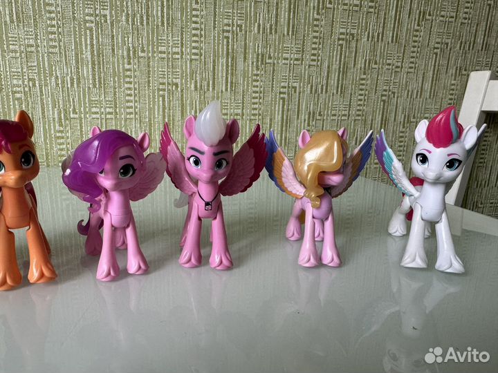 My little pony набор сияющие сцена 9 пони