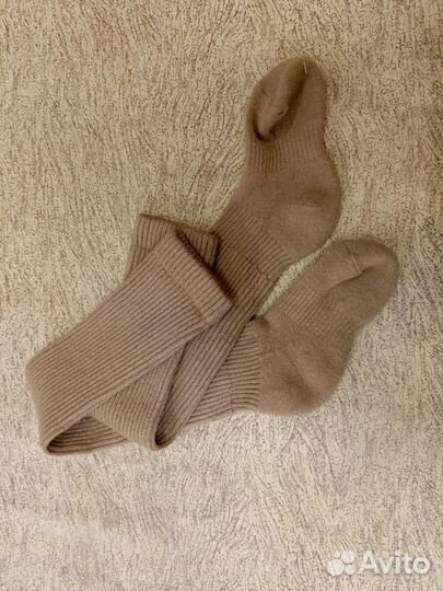 Шерстяные носки чулки