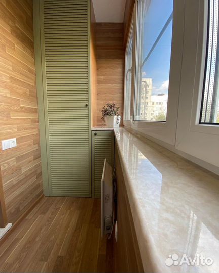 Отделка, утепление, обшивка балконов под ключ