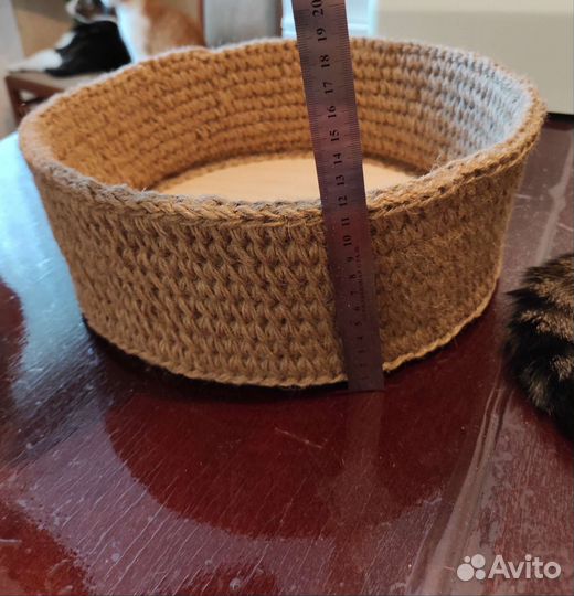 Лежанка из джута