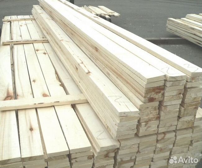 Доска обрезная естественной влажности хвоя 2 сорт