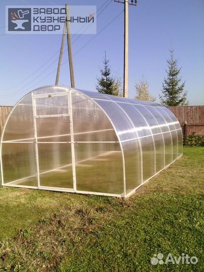 Теплица арочнаяТеплица усиленная с поликарбонатом