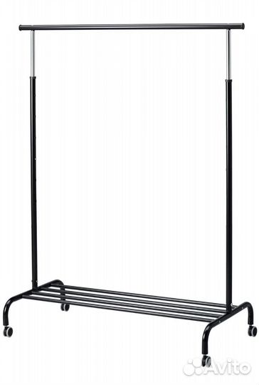 Вешалка напольная IKEA rigga черная