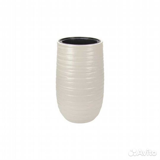 Кашпо Лайн d-375 мм кремовый