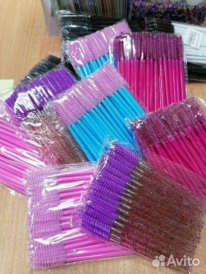 Щёточки для ресниц и бровей 50 шт