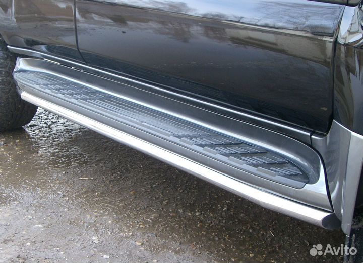 Защита порогов на Land Cruiser Prado 150 прадо 120