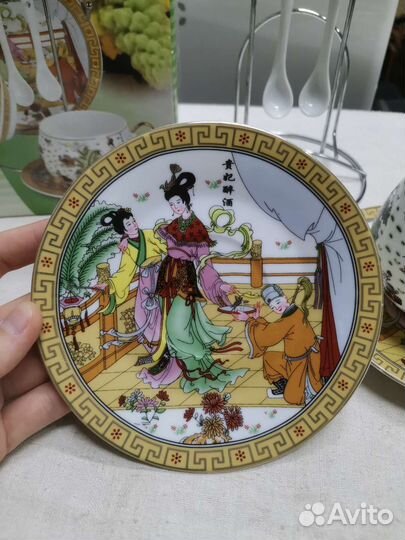 Набор кофейных пар в китайской тематике Pearl (Ч)