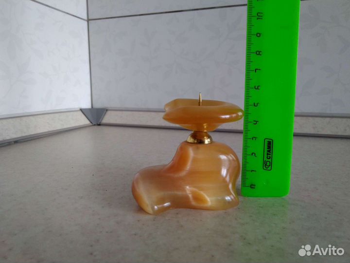Сувенир Подсвечник из селенита