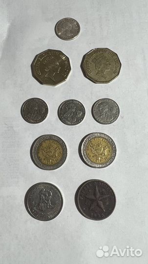 Монеты Южная и Латинская Америка