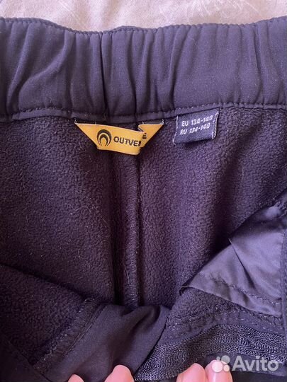 Брюки на флисе мужские 134-140