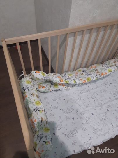 Детская кроватка икея с матрасом