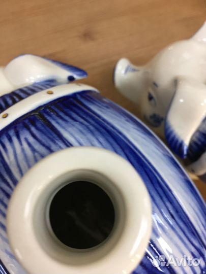 Штоф гжель кабан