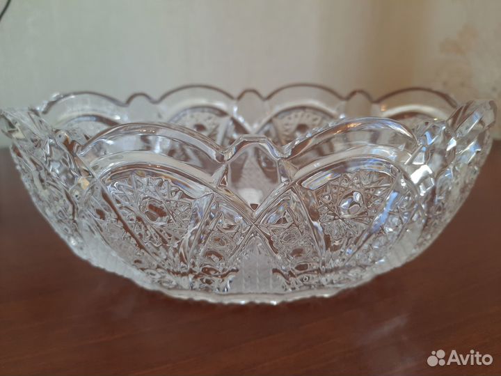 Салатник ваза хрустальный СССР