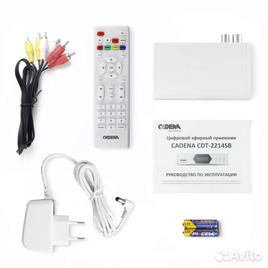 Приемник цифровой эфирный cadena CDT-2214SB