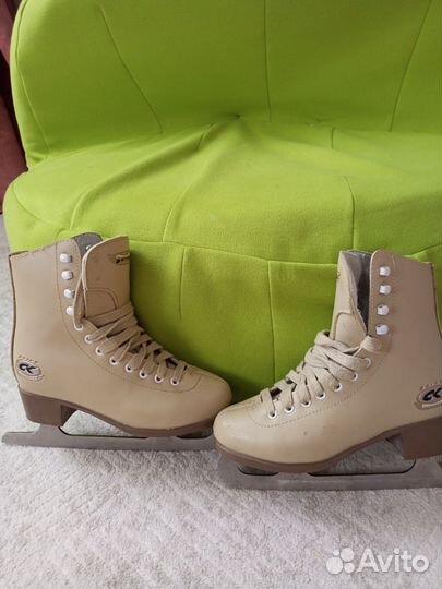 Коньки фигурные princess beige