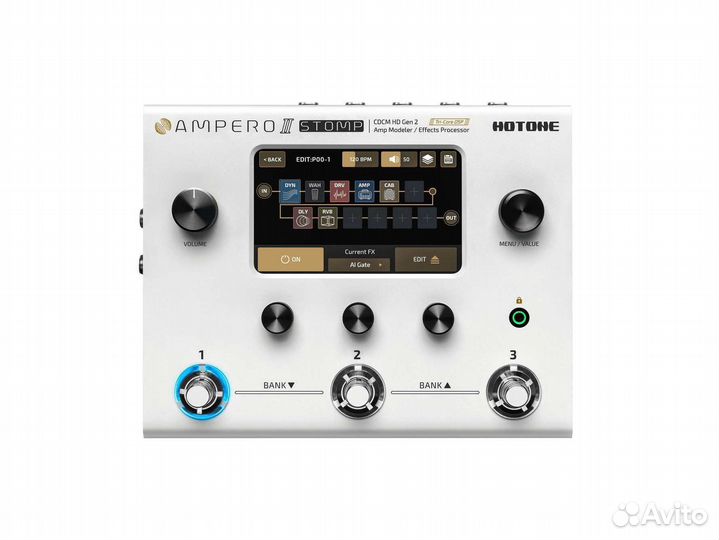 Hotone Ampero II Stomp процессор