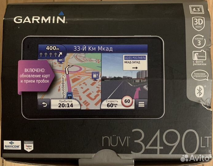 Навигатор garmin nuvi 3490 lt