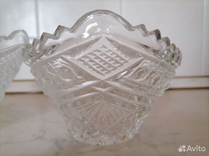 Хрустальные салатницы СССР