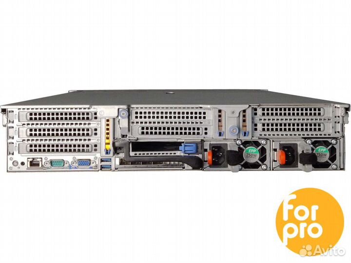 Сервер dell R740xd 24SFF 2x4109Sil 128GB, HBA330