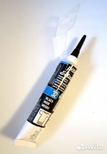 Контур краска по ткани цвет черный