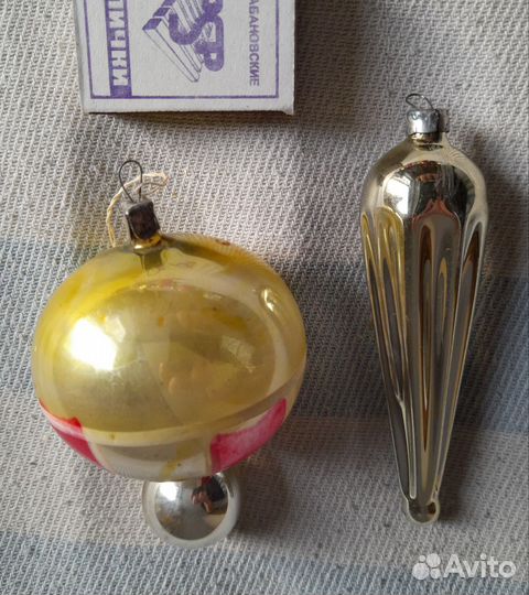 Ёлочные игрушки СССР винтаж