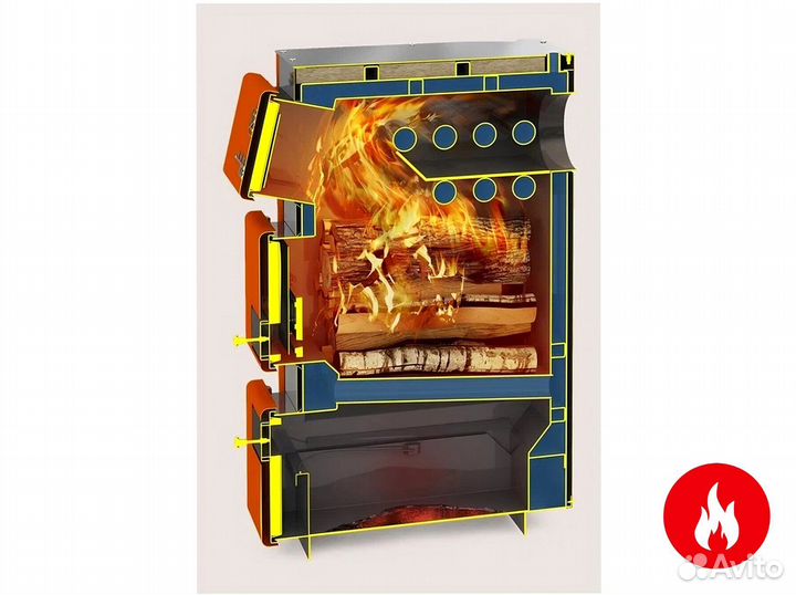 Твердотопливный котел теплодар куппер про-16 (2.0)