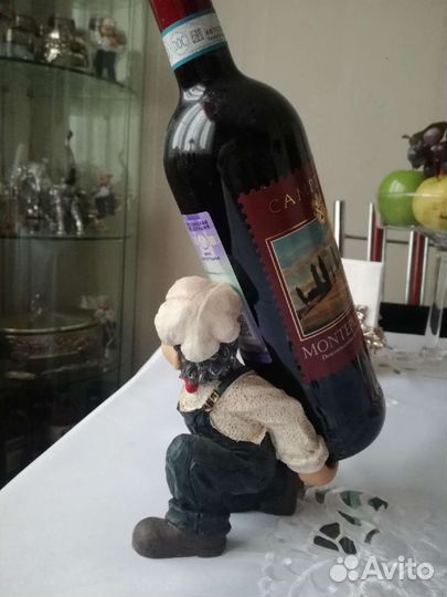 Подставка для винных бутылок Повар, интерьерная