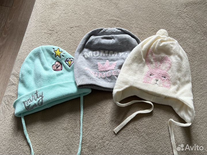 Шапка для девочки 46-48