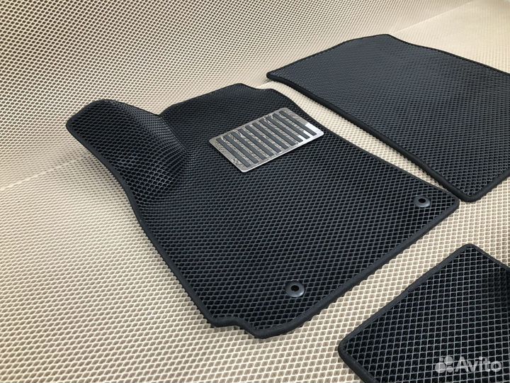 Коврики EVA (ева) Kia Seltos + подпятник