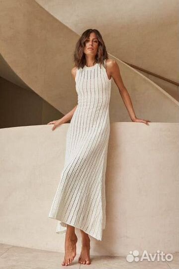 Платье вязаное женское летнее