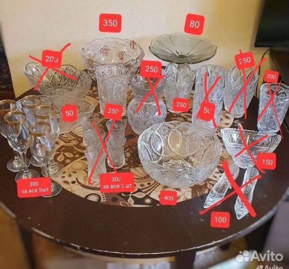 Стеклянная посуда СССР